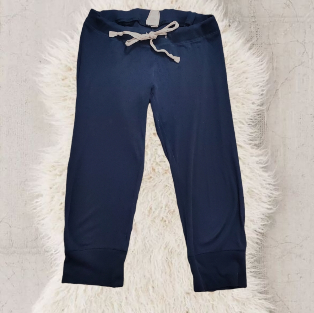 $5 with $20 or over add-On- Super comfy Night Capris with floral detailing- XS